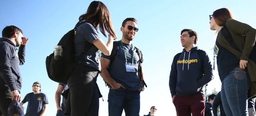 heliogen team standing outside