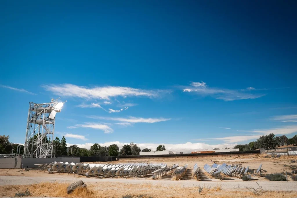 Heliogen’s commercial facility in Lancaster, CA